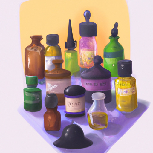 תמונה של מגוון בקבוקי שמן אתרים